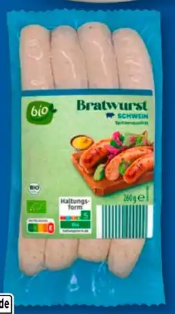 Aldi Süd Bio Smiley Bratwurst Angebot