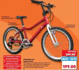Kaufland CRIVIT Kinderfahrrad Light 20 Zoll Angebot