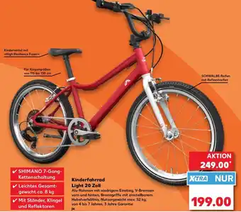 CRIVIT Kinderfahrrad Light 20 Zoll