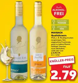 Kaufland MAYBACH Qualitätswein Angebot