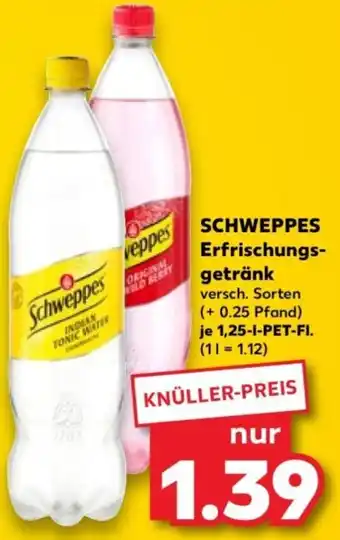 Kaufland SCHWEPPES Erfrischungsgetränk Angebot
