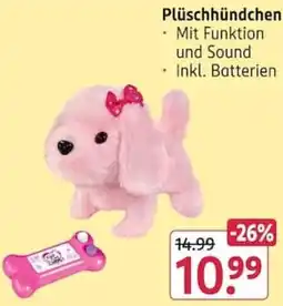 Rossmann Plüschhündchen Angebot