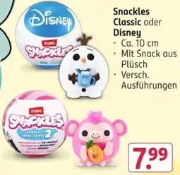 Rossmann Snackles Classic oder Disney Angebot