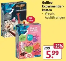 Rossmann Galileo Experimentierkasten Angebot