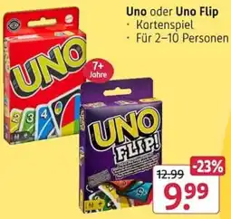 Rossmann Uno oder Uno Flip Angebot