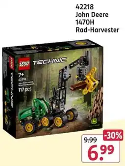 Rossmann LEGO TECHNIC 42218 John Deere 1470H Rad-Harvester Angebot