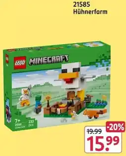 Rossmann LEGO MINECRAFT 21585 Hühnerfarm Angebot