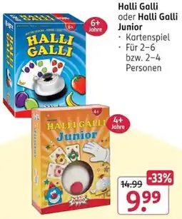 Rossmann Halli Galli oder Halli Galli Junior Angebot