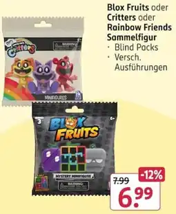 Rossmann Blox Fruits oder Critters oder Rainbow Friends Sammelfigur Angebot