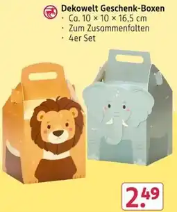 Rossmann Dekowelt Geschenk-Boxen Angebot