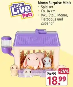 Rossmann Little Live Pets Mama Surprise Minis Angebot