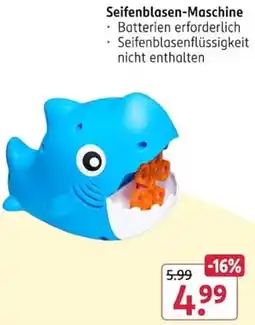 Rossmann Seifenblasen-Maschine Angebot