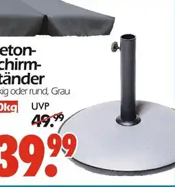 Wreesmann Beton schirm ständer Angebot