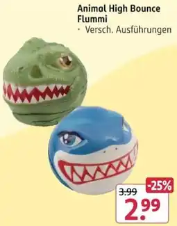 Rossmann Animal High Bounce Flummi Angebot