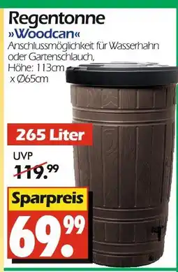 Wreesmann Regentonne woodcan Angebot