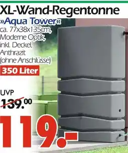 Wreesmann Xl-wand-regentonne aqua tower Angebot
