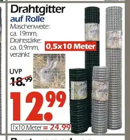 Wreesmann Drahtgitter 0,5x10 meter Angebot