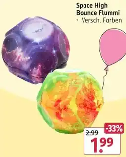 Rossmann Space High Bounce Flummi Angebot