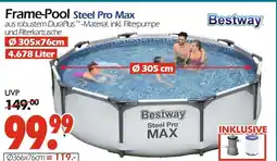 Wreesmann Bestway frame-pool steel pro max ø 305x76 cm Angebot
