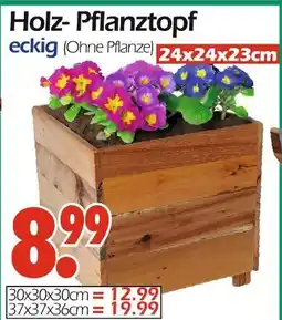 Wreesmann Holz- pflanztopf 24x24x23cm Angebot