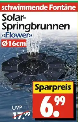 Wreesmann Solar- springbrunnen flower Angebot