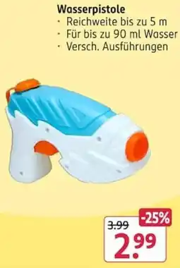 Rossmann Wasserpistole Angebot