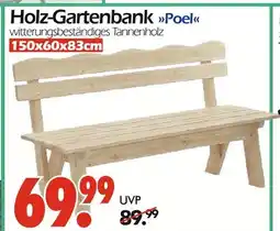 Wreesmann Holz-gartenbank poel Angebot