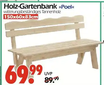 Wreesmann Holz-gartenbank poel Angebot