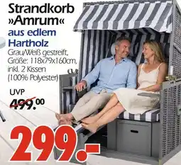 Wreesmann Strandkorb amrum Angebot