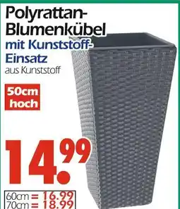 Wreesmann Polyrattan-blumenkübel 50cm Angebot
