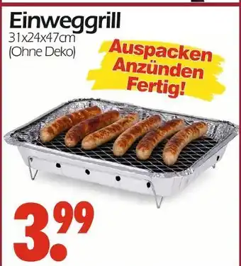 Wreesmann Einweggrill Angebot