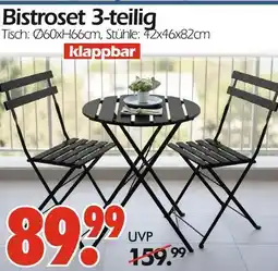 Wreesmann Bistroset 3-teilig Angebot