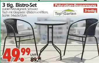 Wreesmann Top garten 3 tlg. bistro-set Angebot