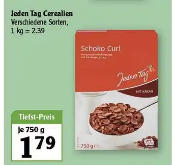 Globus Jeden Tag Cerealien Angebot