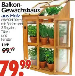 Wreesmann Balkon- gewächshaus Angebot