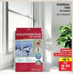 Zimmermann Isolationsfolie für fenster Angebot