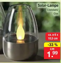 Zimmermann Solar-lampe Angebot