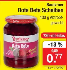 Zimmermann Bautz'ner rote bete scheiben Angebot