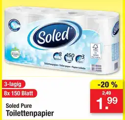 Zimmermann Soled toilettenpapier Angebot