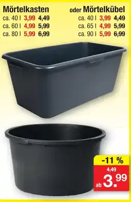 Zimmermann Mörtelkasten Angebot