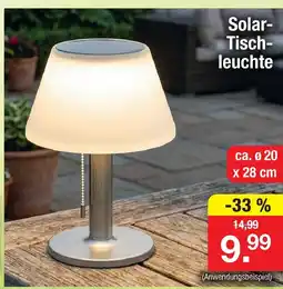 Zimmermann Solar-tischleuchte Angebot