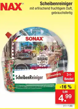Zimmermann Sonax scheibenreiniger Angebot