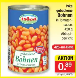 Zimmermann Iska gebackene bohnen Angebot