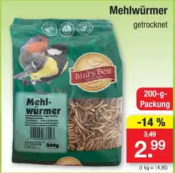 Zimmermann Bird's best mehlwürmer Angebot