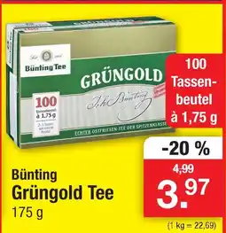 Zimmermann Bünting grüngold tee Angebot