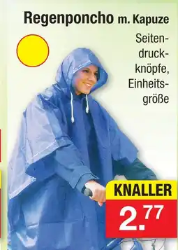 Zimmermann Regenponcho m. kapuze Angebot