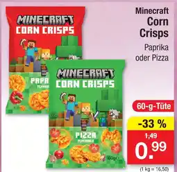 Zimmermann Minecraft corn crisps paprika Angebot