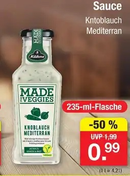 Zimmermann Kühne sauce knoblauch mediterran Angebot
