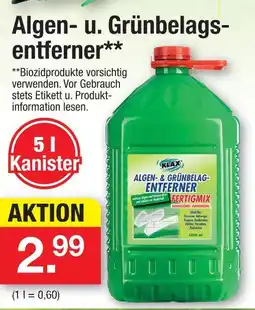 Zimmermann Klax algen- u. grünbelagsentferner Angebot