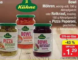 Zimmermann Kühne bowl möhren oder rotkraut, oder o. pizza peperoni Angebot
